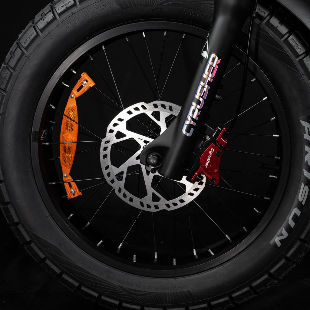 CYRUSHER  Kommoda 3.0 48V 250W Electric Bike with 7-Speed Shimano, 110KM Range, 150KG Payload - 20" Fat Tires, Hydraulic Disc Brakes