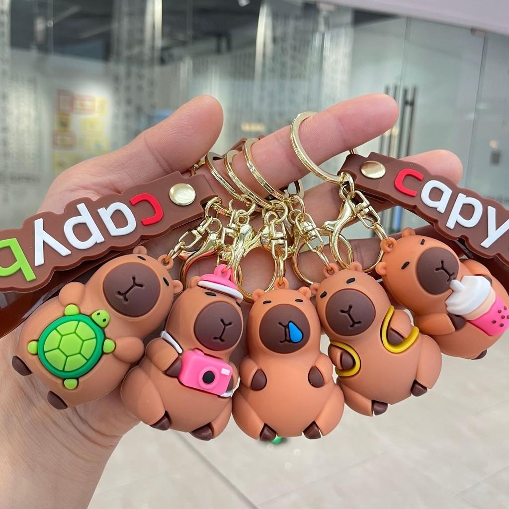 Adorable Capybara Keychain Cute Bag Charm Trendy Car Pendant Gift