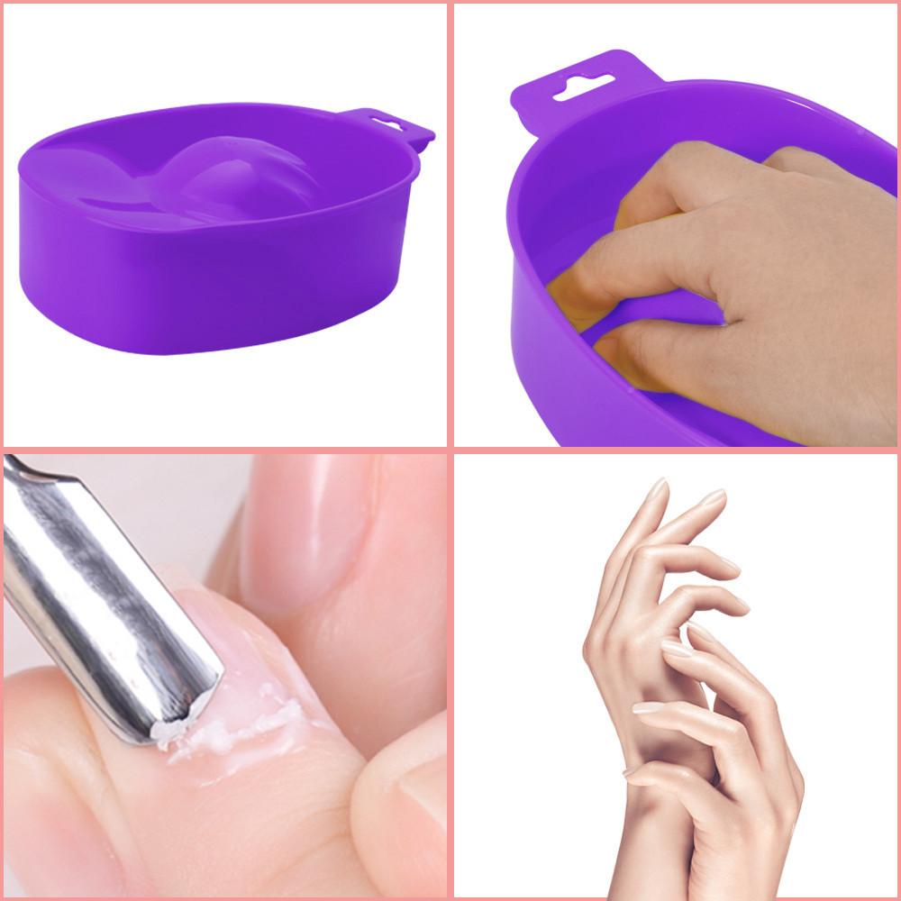 Portable Manicure Tools  Soak Bowl Off Hand Spa Bath Soaker
