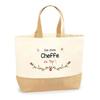 Tote Bag - PLANETEE - Top Chef - Natural Jute - Multicoloured - Made In France
