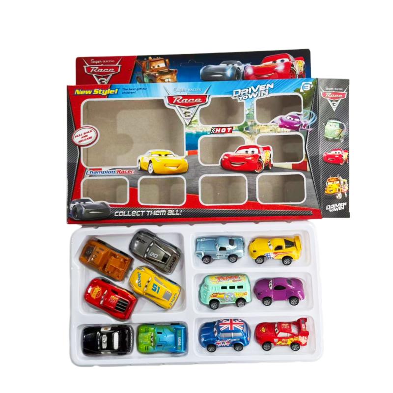 12pcs/Set Disney Pixar Cars Lightning Mcqueen