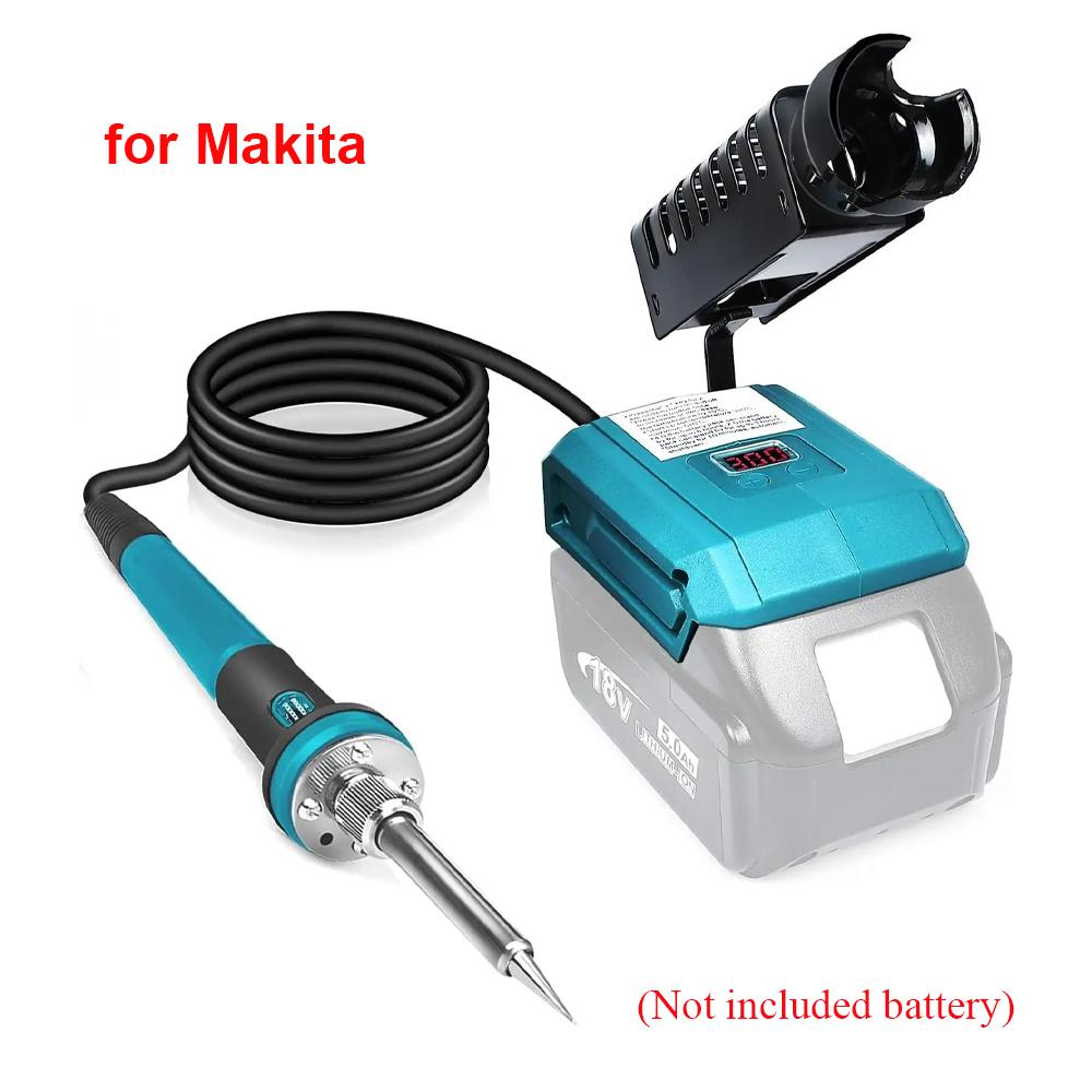 NEW Adjustable Cordless Soldering Station Solder Iron for Dewal/Makita/Milwaukee 18V-11V Max Li-ion Battery for DIY Repair Tool