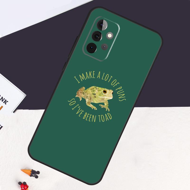 Cartoon Frogs Case For Samsung Galaxy A22 A16 A33 A36 A56 A26 A15 A55 A53 A35 A32 A52 A54 A34 A14 A05 A06