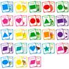 49 Colorful Color Cognitive Cards Baby Educational Parent-Child Interactive Education Cards