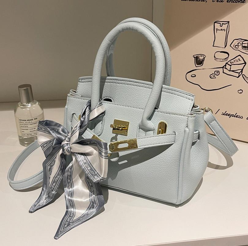 2024 Новая стильная платиновая сумка Женская сумка через плечо Сумка-кроссбоди синий