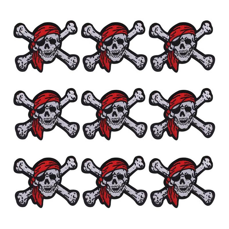 10 Pcs/lot Embroidery Patch Iron On Patches For Clothing Patches On Clothes Jackets Decor Applique Sew Supplies