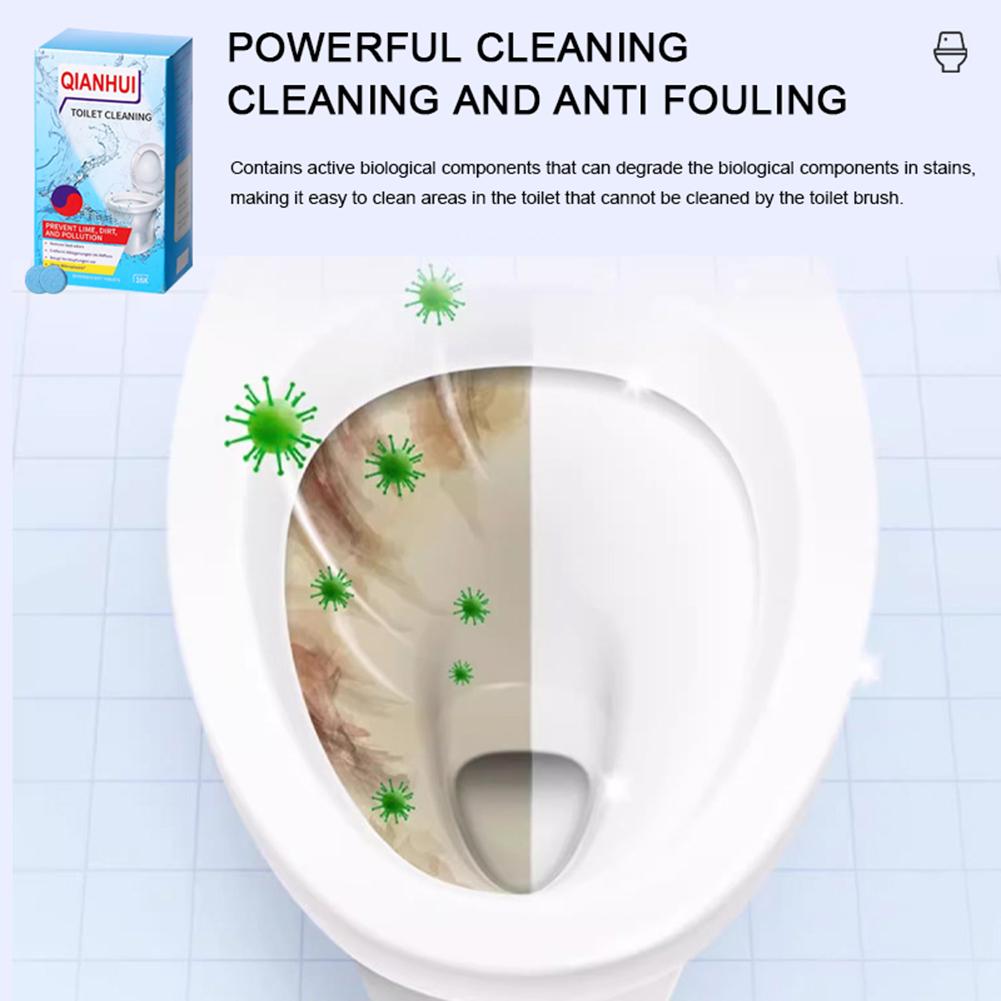 Home Toilet Cleaning Cleaner Descaling Deodorizing 360 Degree All Round Long Lasting Effect Bathroom Fresheners Deodorizer Table