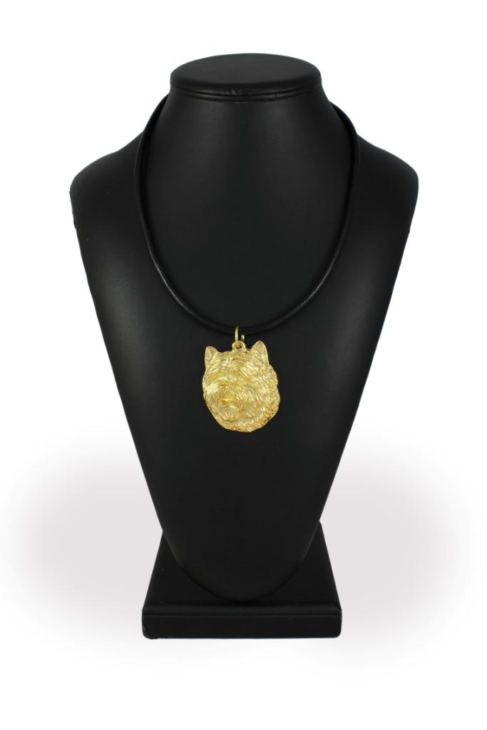 Cairn Terrier - necklace with a dog in a gift box, gold-plated pendant for a dog lover, striking jewelry by Art-Dog