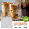 ABUL-8 Pack Organic Reusable Cold Coffee Brew Filters Bag,12 Inch Wine Brewing Filters Eco-Friendly Mesh Cotton Filter