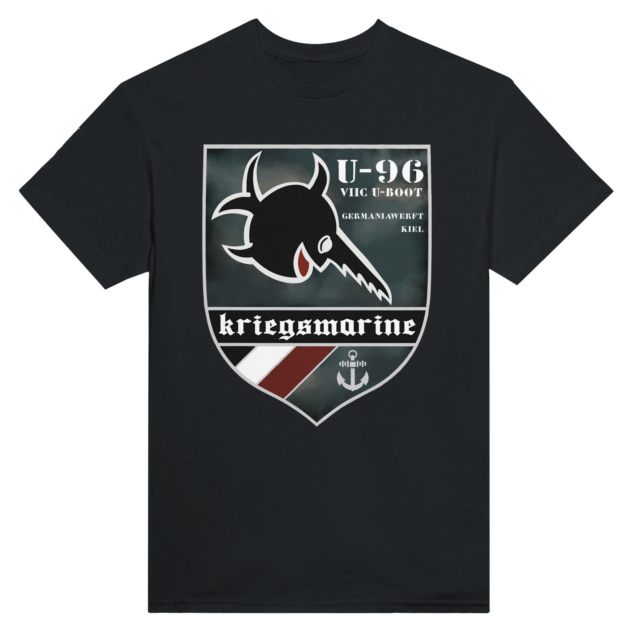 

Das Boot U-96 German U-Boat submarine Emblem T-Shirt 100% Cotton O-Neck Short Sleeve Summer Casual Mens T-shirt Size S-3XL 4XL