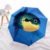 1PC Oceanic Sunfish Mola Mola Automatic Folding Umbrella Portable Collapsible 8-Rib Umbrella for All Seasons, Casual Outdoor Accessory, A47