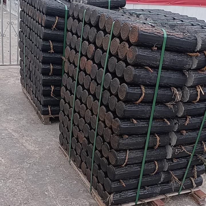 Faux Wood Stump Concrete Railing and Slope Protection for Scenic Areas and Riverbanks