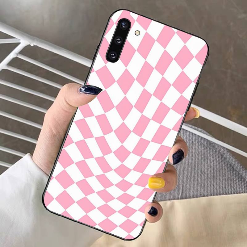 crazy checkers Phone Case for Samsung Note 5 7 8 9 10 20 pro plus lite ultra A21 12 72