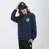 New MLB New York Yankees Sweatshirts Unisex Dark Marine Blue 3AMTEC314-50NYD