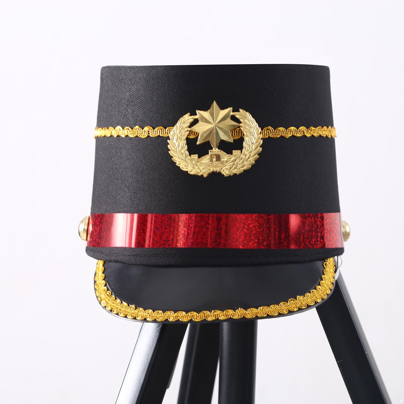 

Шляпа тамбурмажора - Шляпа солдата - Шляпа марширующего оркестра - Шляпа - Детский Взрослый Хэллоуин Косплей Солдатский Костюм Шляпа для Вечеринки one size