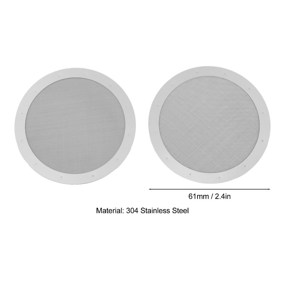 2pcs set 61MM Diameter Stainless Steel Coffee Filter Pour Over Coffee Filter  Pour Over Coffee
