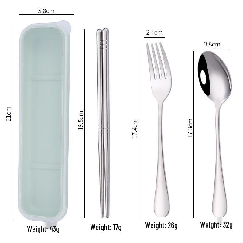 Portable Stainless Steel Cutlery Set