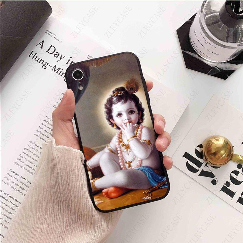 

Красочный мягкий чехол для телефона «Господь Кришна» для iphone xr 11 12 13pro max 5S 6splus 7 8plus SE 12mini x xs max чехол для мобильных телефонов Iphone XR