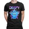 Derpy Tiger Kpop Demon Hunters Men's T Shirt  Novelty Tees Short Sleeve Round Collar T-Shirt Cotton Gift Idea Tops