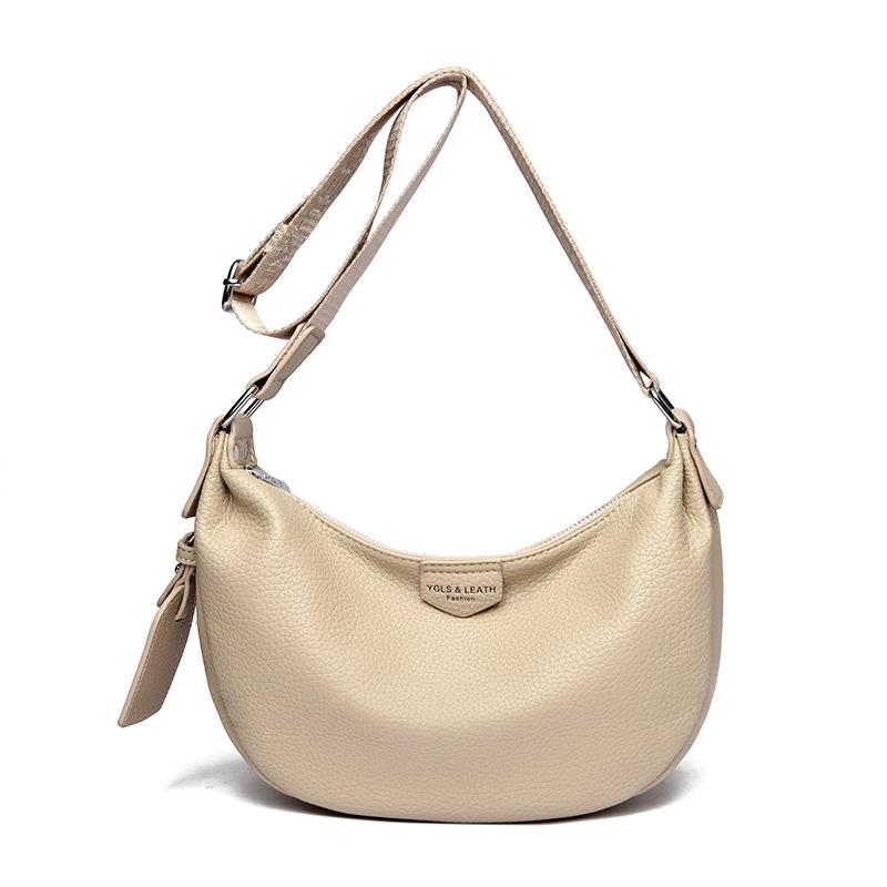 Women's Bag Shoulder Bag Crossbody Bag Feeling Dumpling Bag New Lychee Pattern Urban Simple Small Bag Versatile