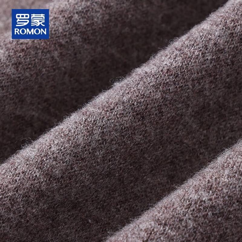 ROMON Pánská 100% čistá vlna V-výstřih bez rukávů kardigan vesta