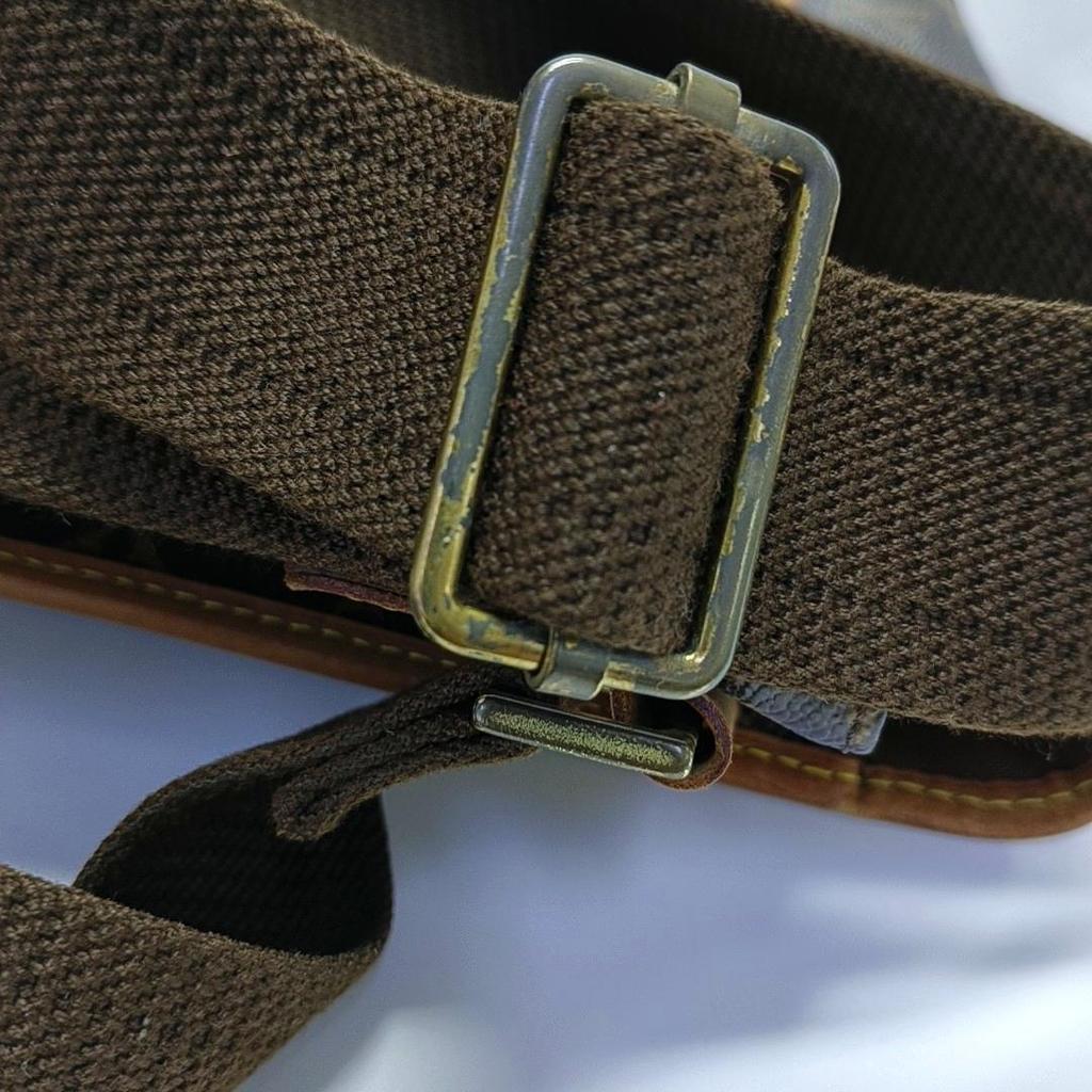 [Pre-Owned] Bosphore Small Brown Coated Canvas Monogram Crossbody Bag - Good #1OYWVB7