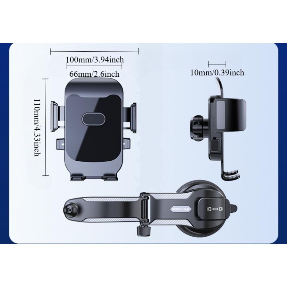 Universal Suction Cup Car Phone Mounts - Secure-Grip Holders for In-Car Navigation, Dedicated to Tight & Stable Phone Fixing