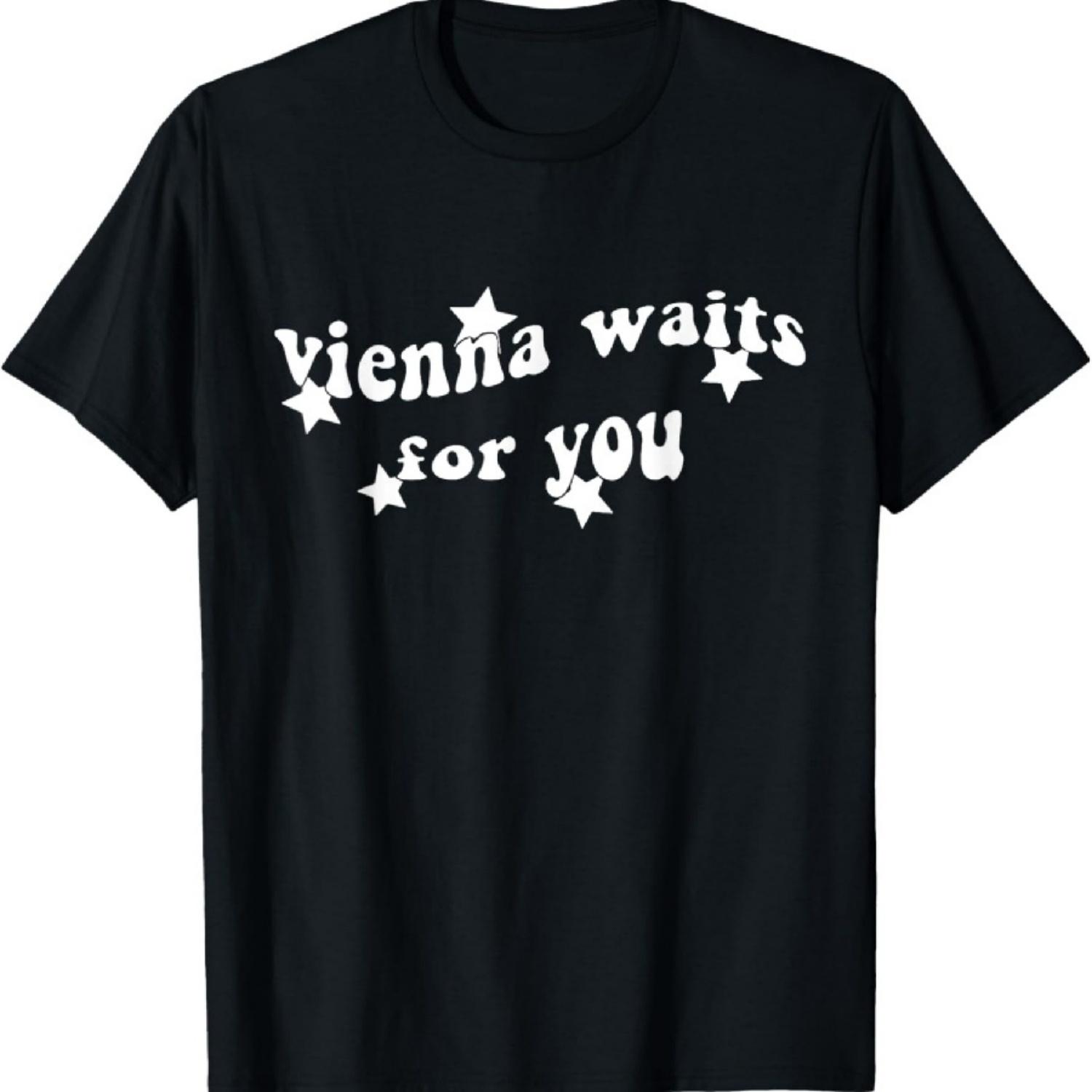 Vienna Waits for You Black Unisex-Adults and Kids T-Shirt XXXXXL чёрный