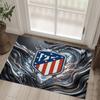 Atletico Madrid Design Crystal Velvet Carpet Cozy Non?Slip Printed Rug For Bedroom Living Room Entrance