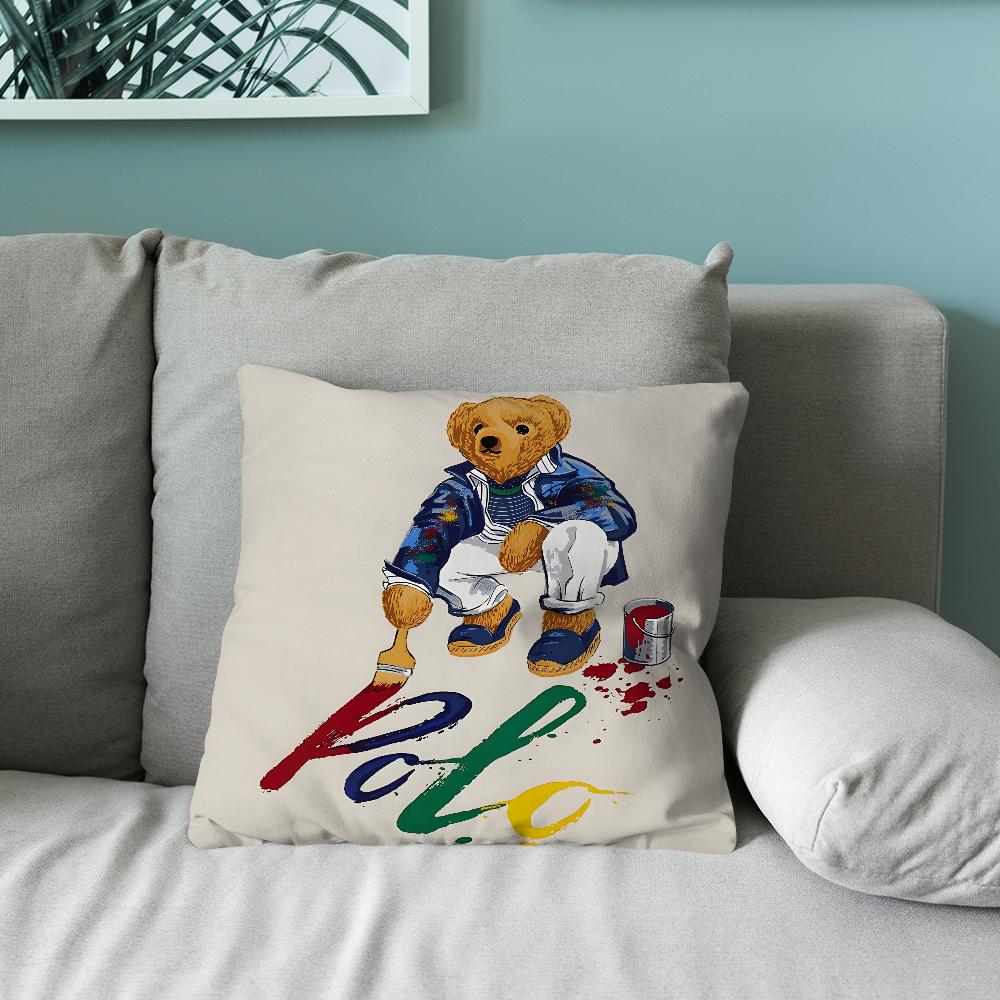 Cool PPolo BBearS Pillow Case Pillow Case Soft Cushion Cases for Farmhouse Sofa Decor Home Decorations and Protector