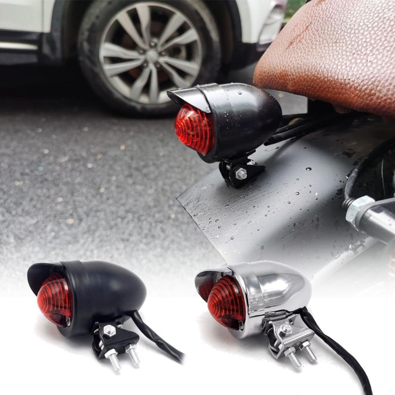 Racer Style Stop Tail Lights Motorbike Brake Rear Lamp Taillight for Chopper