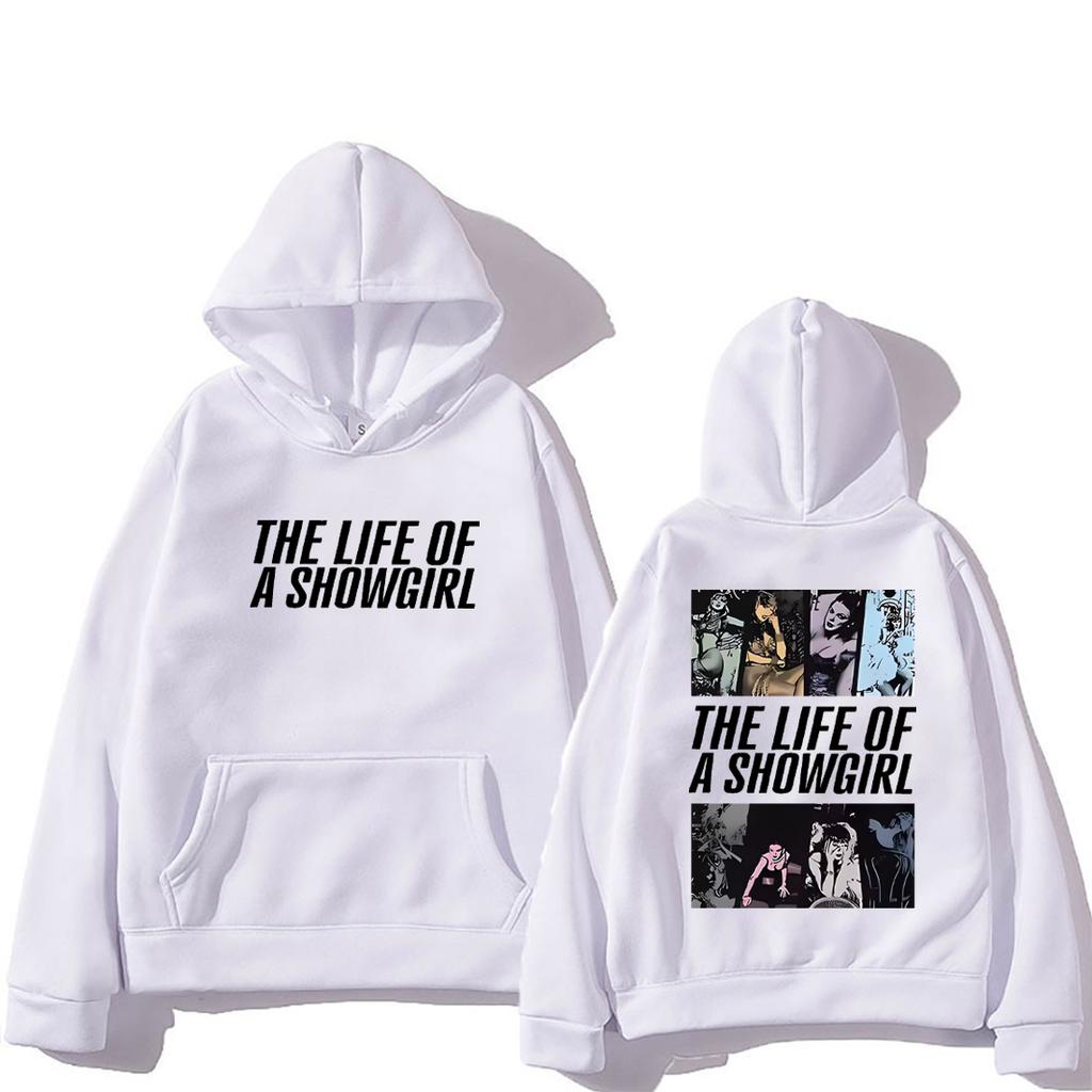 Album The Life of A Showgirl Men Women Hot Vintage Hoodie Hip Hop Streetwear Fashion Sweatshirts Autumn Winter Graphics Clothes