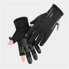 Winter Waterproof Touchscreen Gloves, 3-Finger Exposed Thermal Gloves for Fishing & Cycling