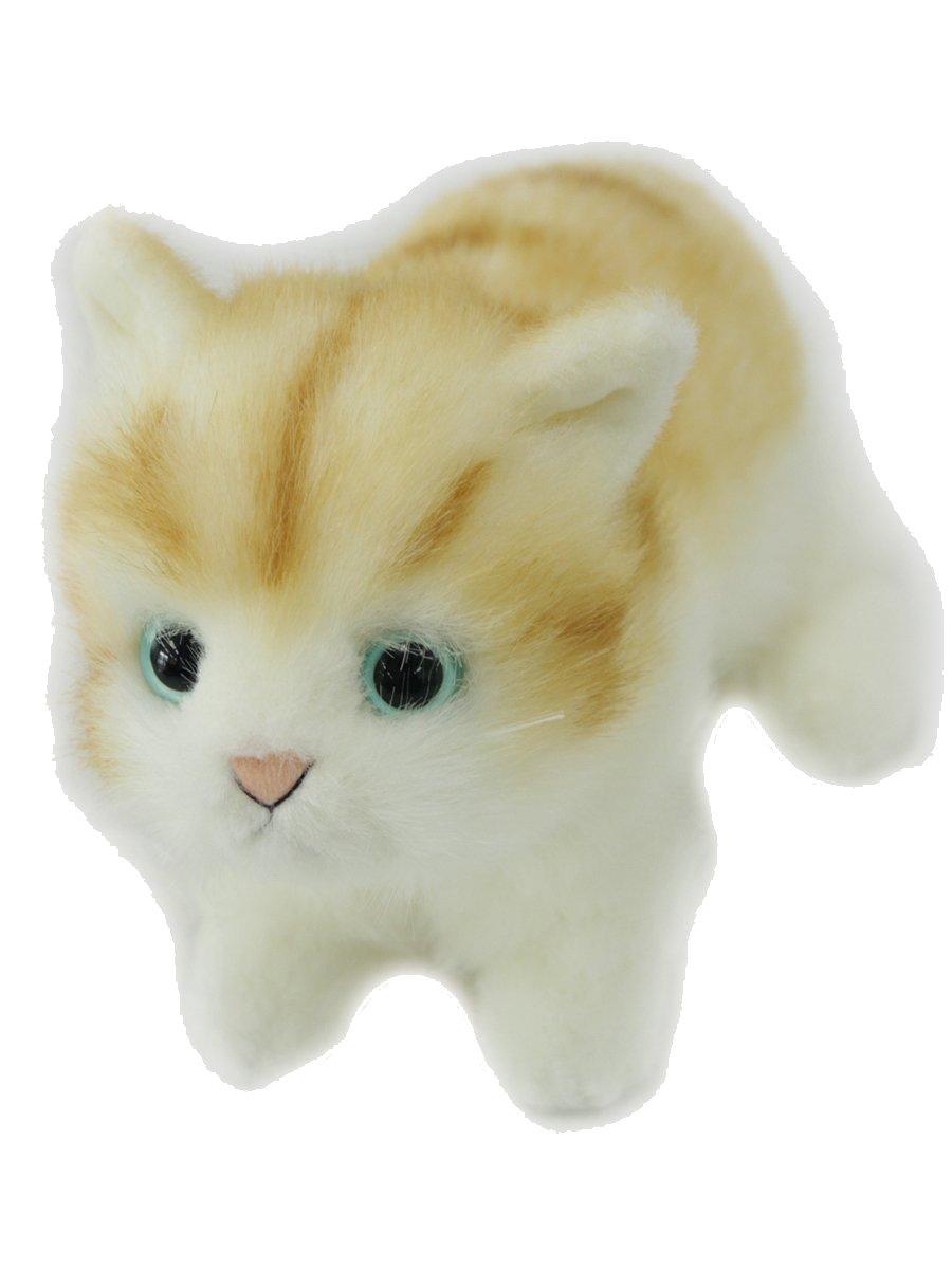 

Made in Japan Real Series Brown Tiger Cat Plush Standing Toy,