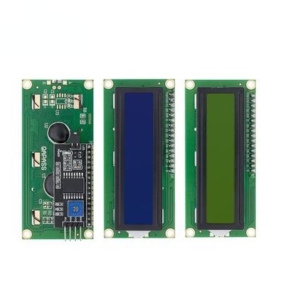 LCD1602 1602 LCD-Modul Blau/Gelb Grüner Bildschirm 16x2 Zeichen LCD-Display PCF8574T PCF8574 IIC I2C Schnittstelle 5V für Arduino