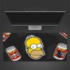 Homer Simpson Art Mouse Pad, Large Gaming Desk Mat, Non-slip XXL Mousepad for Laptop & Tablet, Mini PC Playmat with Stitched Edges