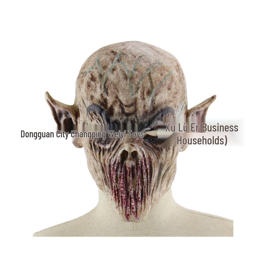 Realistic Movable Mouth Dinosaur Skull Mask - T. Rex Skeleton Design