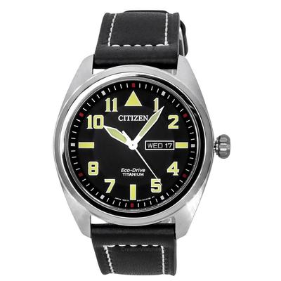 Чоловічий годинник Eco-Drive Garrison Super Titanium Black Dial BM8560-29E 100M