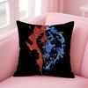 Fashion WWorld Of Warcraft WWOW Cushion Cover Pillowcase Short Plush Invisible zipper Room Sofa Cushion Cover