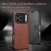 Sheepskin TPU Leather Flip Wallet Case for iPhone 17 Pro Max with Magnetic Buckle