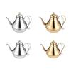 Home Brewing Coffee Pot Stainless Steel Gooseneck Tea Kettle with Removable Infuser and Handle for Water Boiling, Stovetop Tea Maker