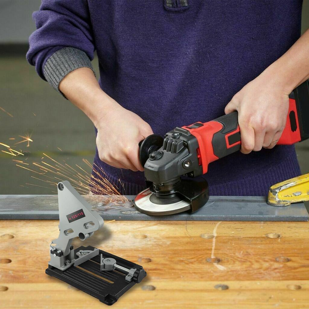 20*24*30cm Angle Grinder Holder Adjustable Angle Grinder Holder Adjustable Workpiece Tensioner Double Bearing Solid Base