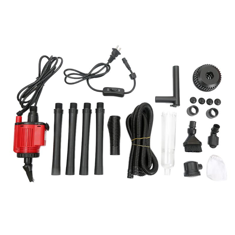Electric Gravel Cleaner Automatic Aquarium Cleaner with Filter Bag Sand Algae Cleaner for Medium and Large Tanks