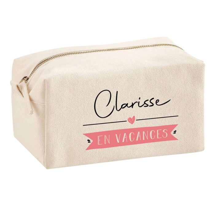 Trousse multifonction Clarisse en Vacances Cadeau Anniversaire Noël Collègue Départ Retraite | Trousse Scolaire Fournitures Bureau