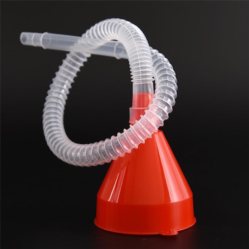 Buy Vehicle Filling Plastic Funnel Soft Pipe Pour Oil Petrol Diesel