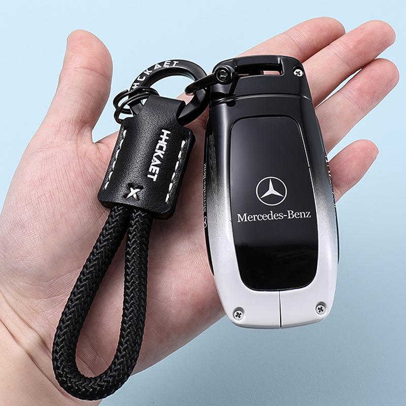 TXF4   Golden TPU Car Key Case Cover For Mercedes Benz E S G Class GLC CLE CLA GLB GLS W177 W205 W213 W222 X167 AMG E200 E260 Shell Fob