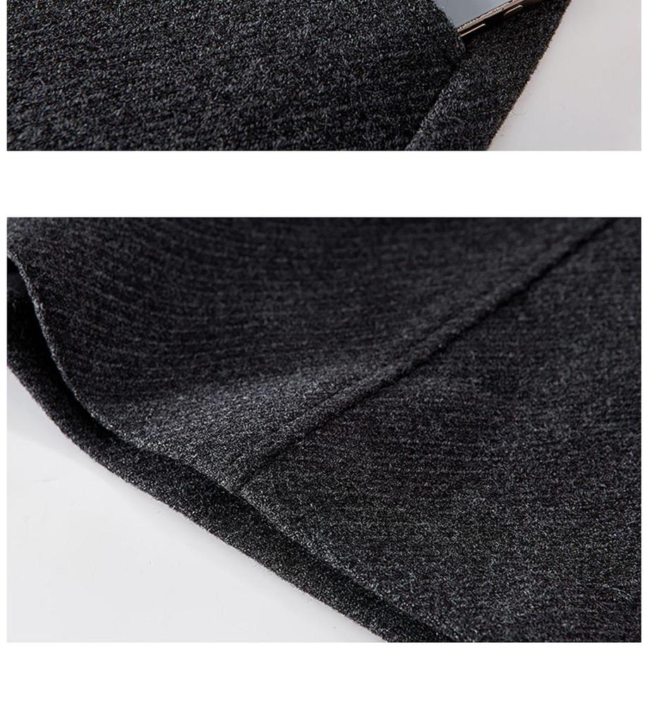Woolen High-Waisted Wide-Leg Shorts for Women - Autumn/Winter Style, Slimming Fit, Perfect with Boots