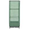 Vidaxl Raised Planter with Greenhouse, Rattan Look, 40X40X123 Cm