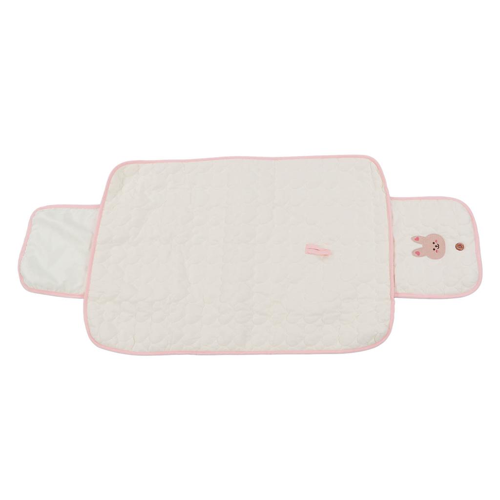 Baby Portable Changing Diaper Pad Foldable Waterproof Travel Diaper Changing Mat for Newborn Rabbit