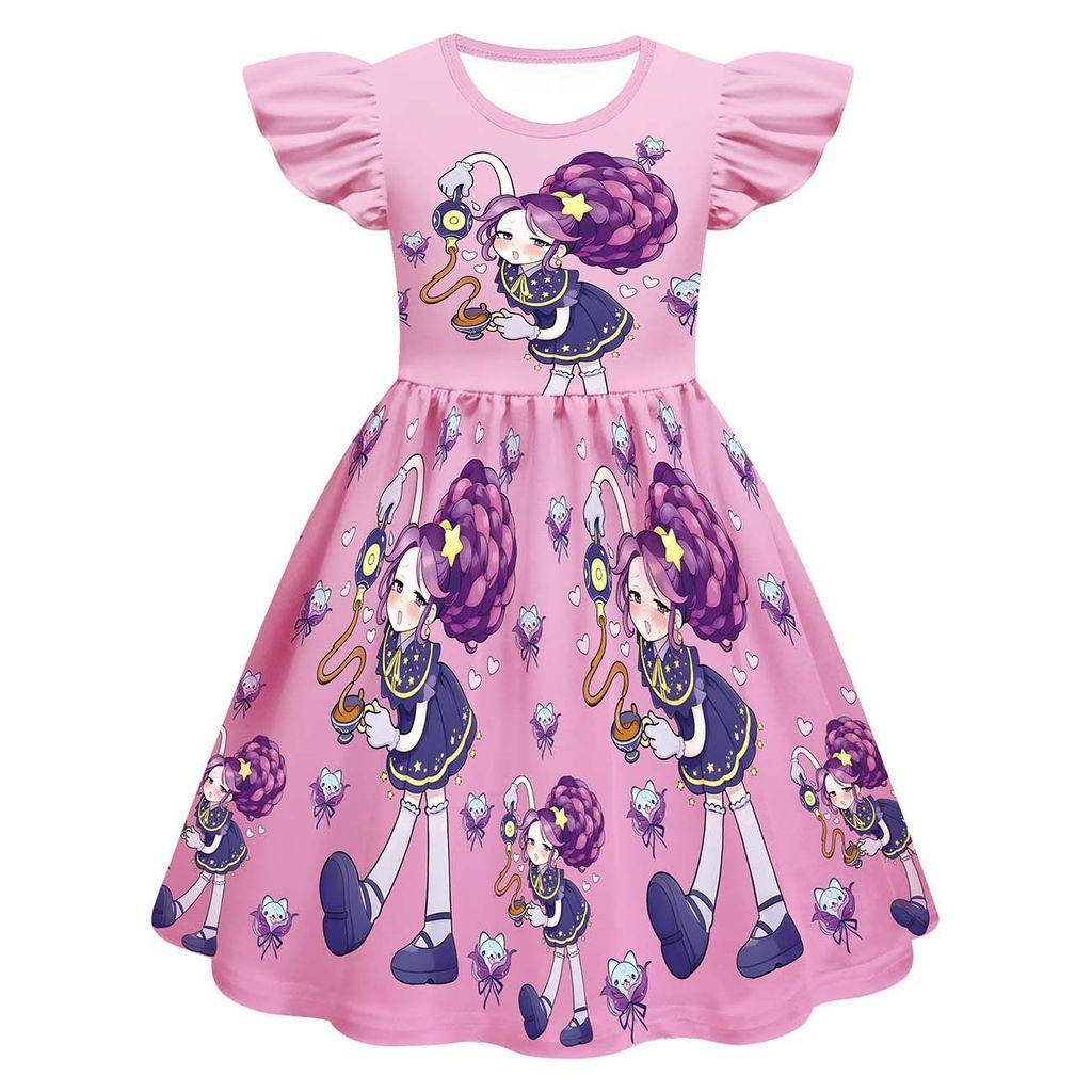 83151 Kids Girls Lily Lovebraids Anime Cartoon Dress